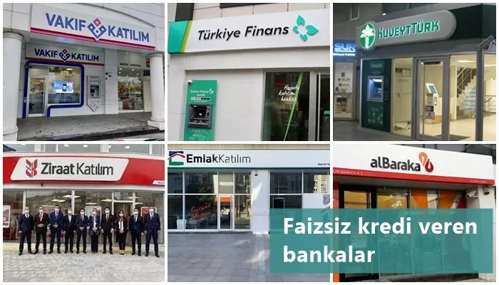 Faizsiz Kredi Veren Bankalar - 2022 Faizsiz Krediler